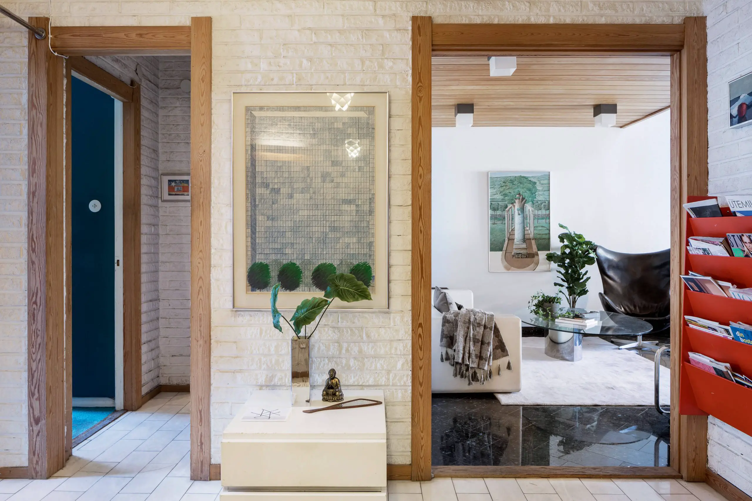 瑞典顶层复式公寓 | 露天阳台，60 年代设计风潮-6