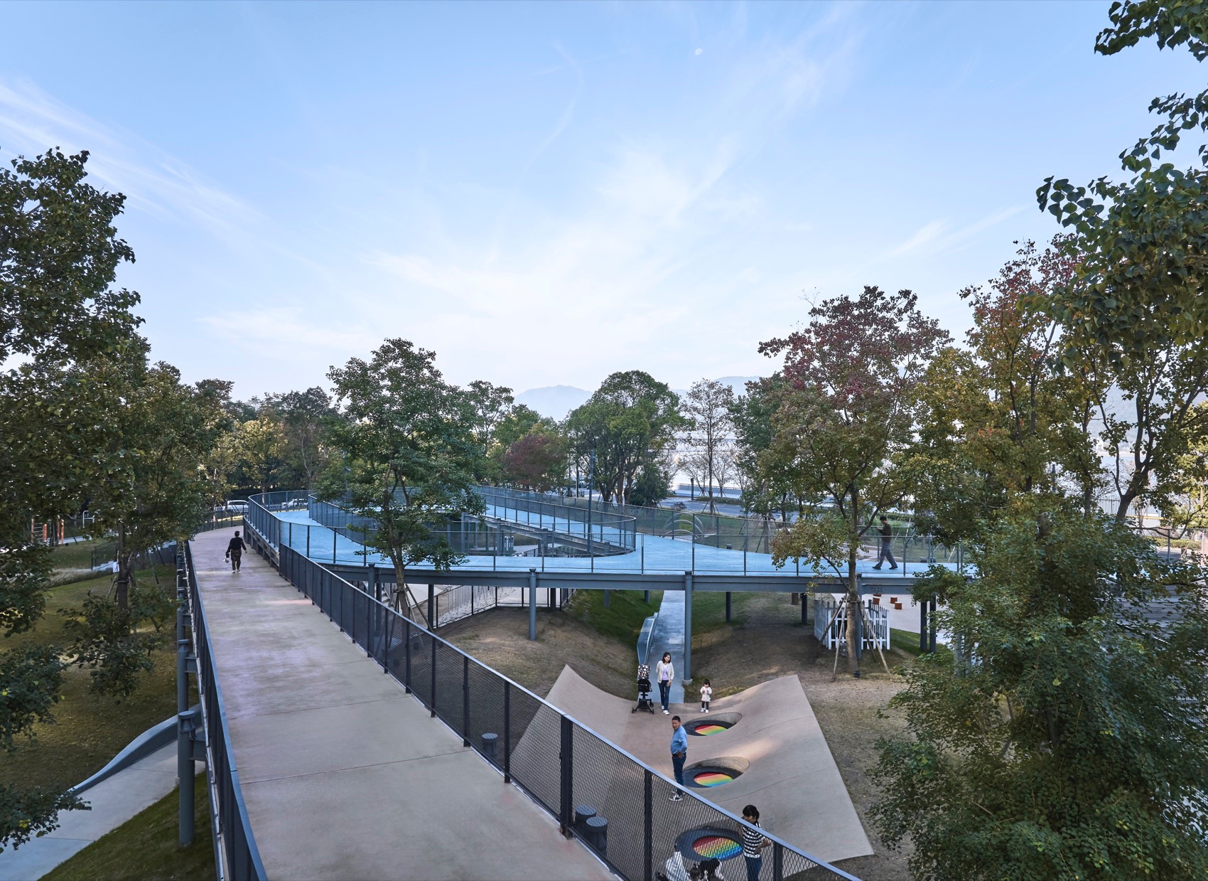 杭州滨江公共空间·银杏驿与大桥驿丨中国杭州丨同济原作设计工作室-34