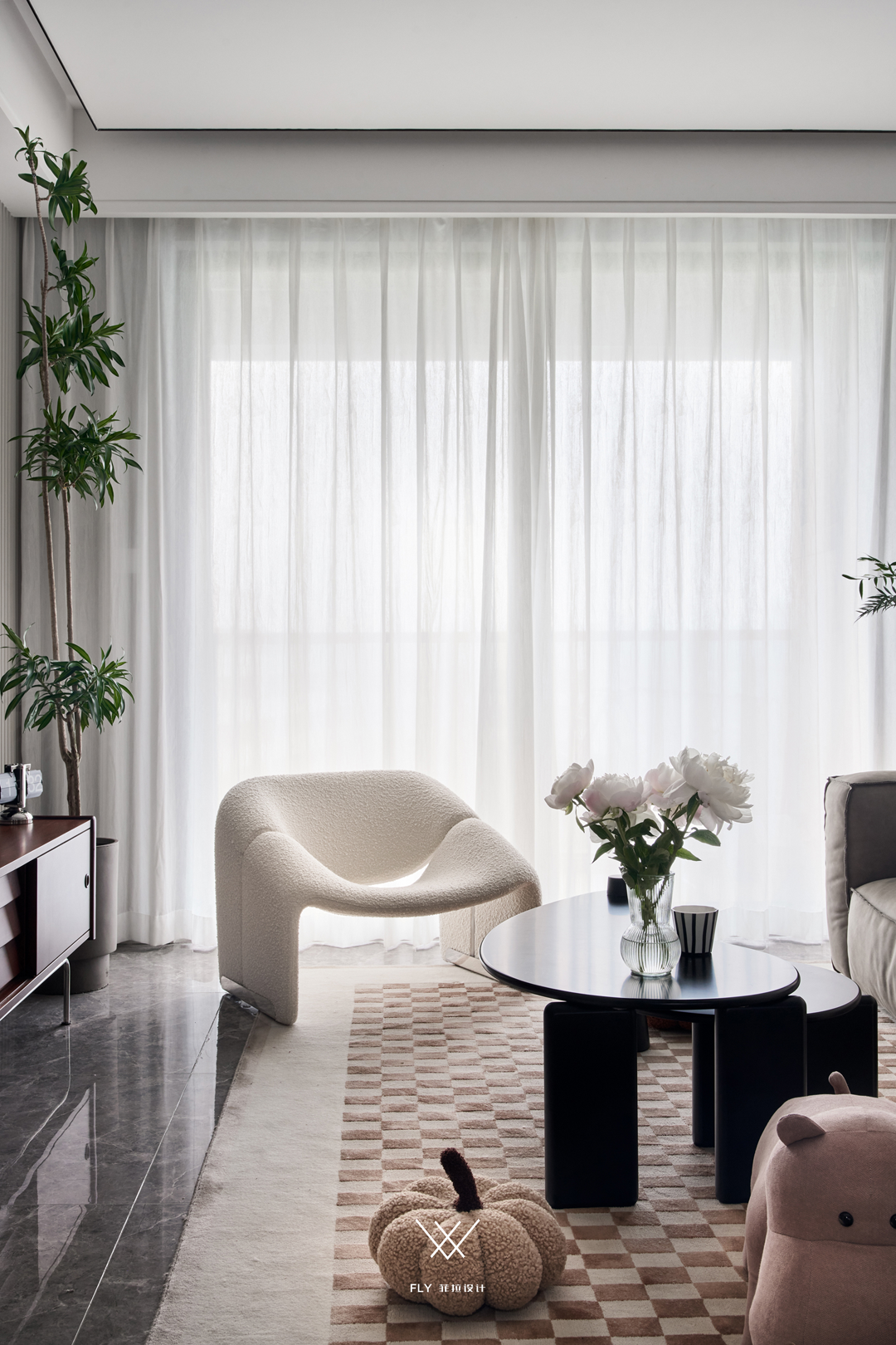 轻法式的爱与歌 · 浙江杭州天萃名邸精装房改造丨中国杭州丨菲拉设计-35