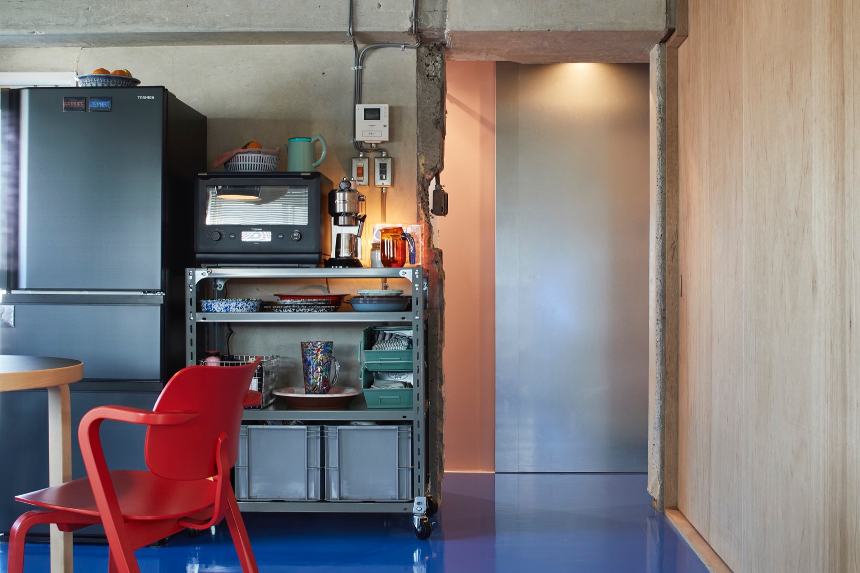 东京蓝色公寓，日本 / Roovice-36