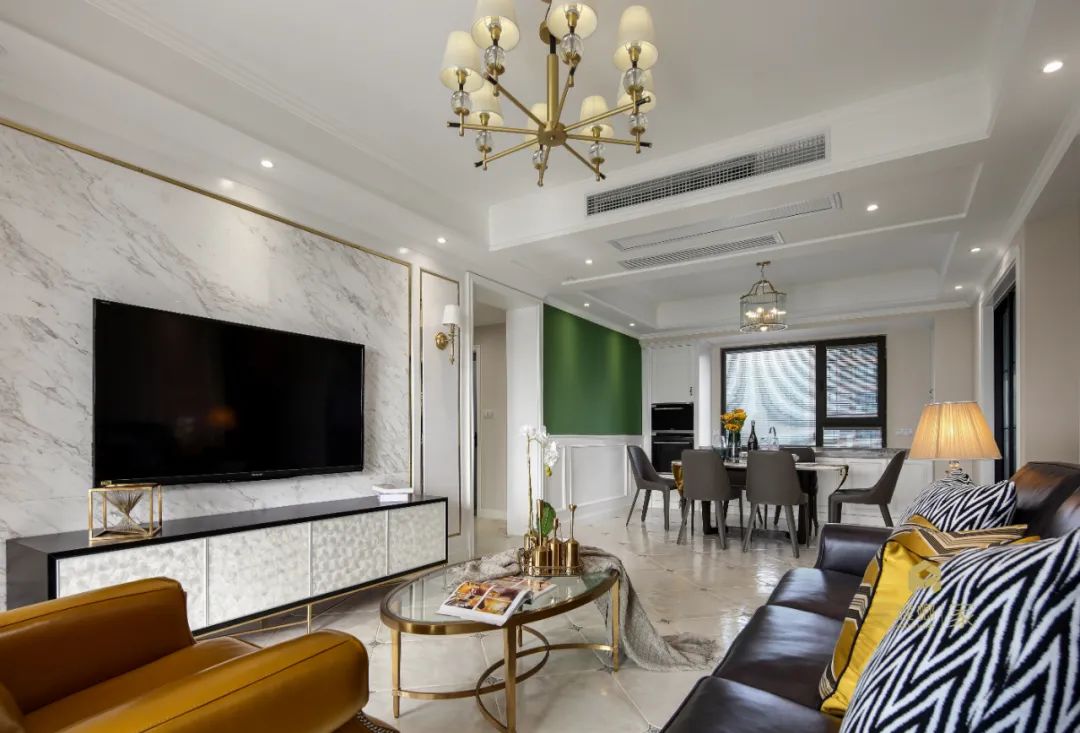 130㎡美式风三口之家丨金螳螂·家苏州新区店-12