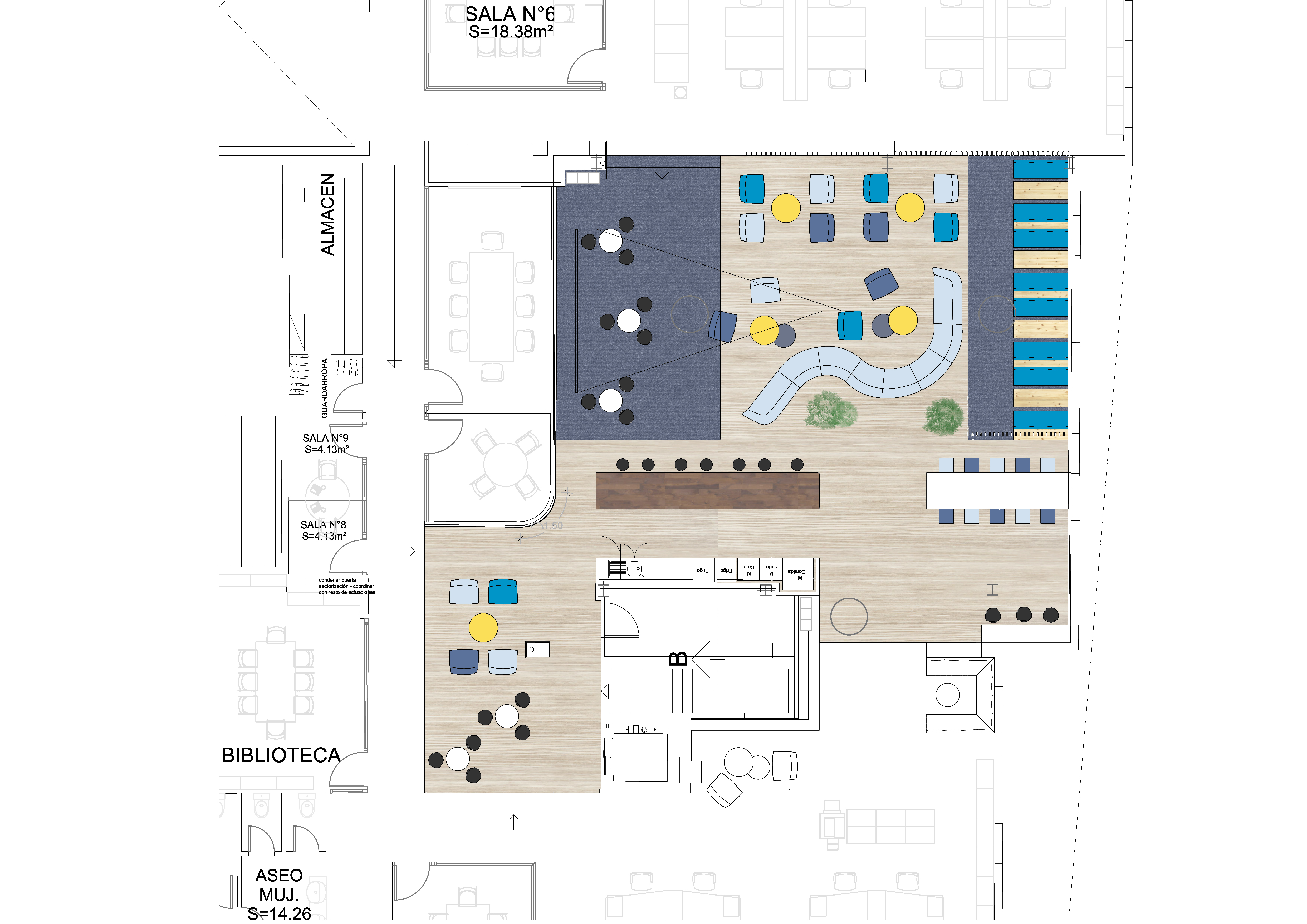 EL POSTE 企业办公咖啡厅丨西班牙丨BARRU arkitektura SLP-24