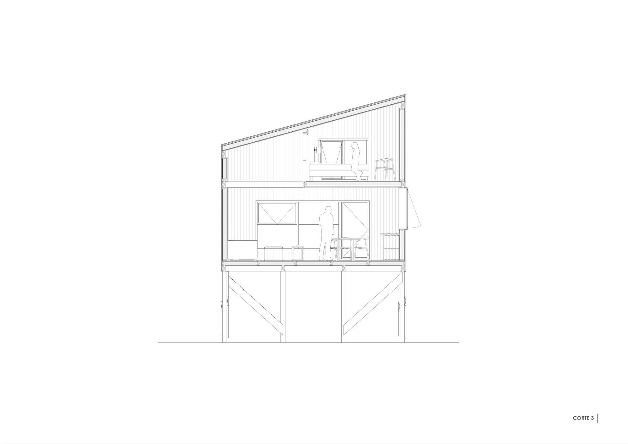 乐丰避难所丨智利丨Abarca Palma Arquitectos-36