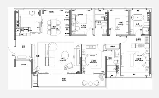 中铁建花语天宸169户型项目丨中国广州丨FANST泛思特设计-65