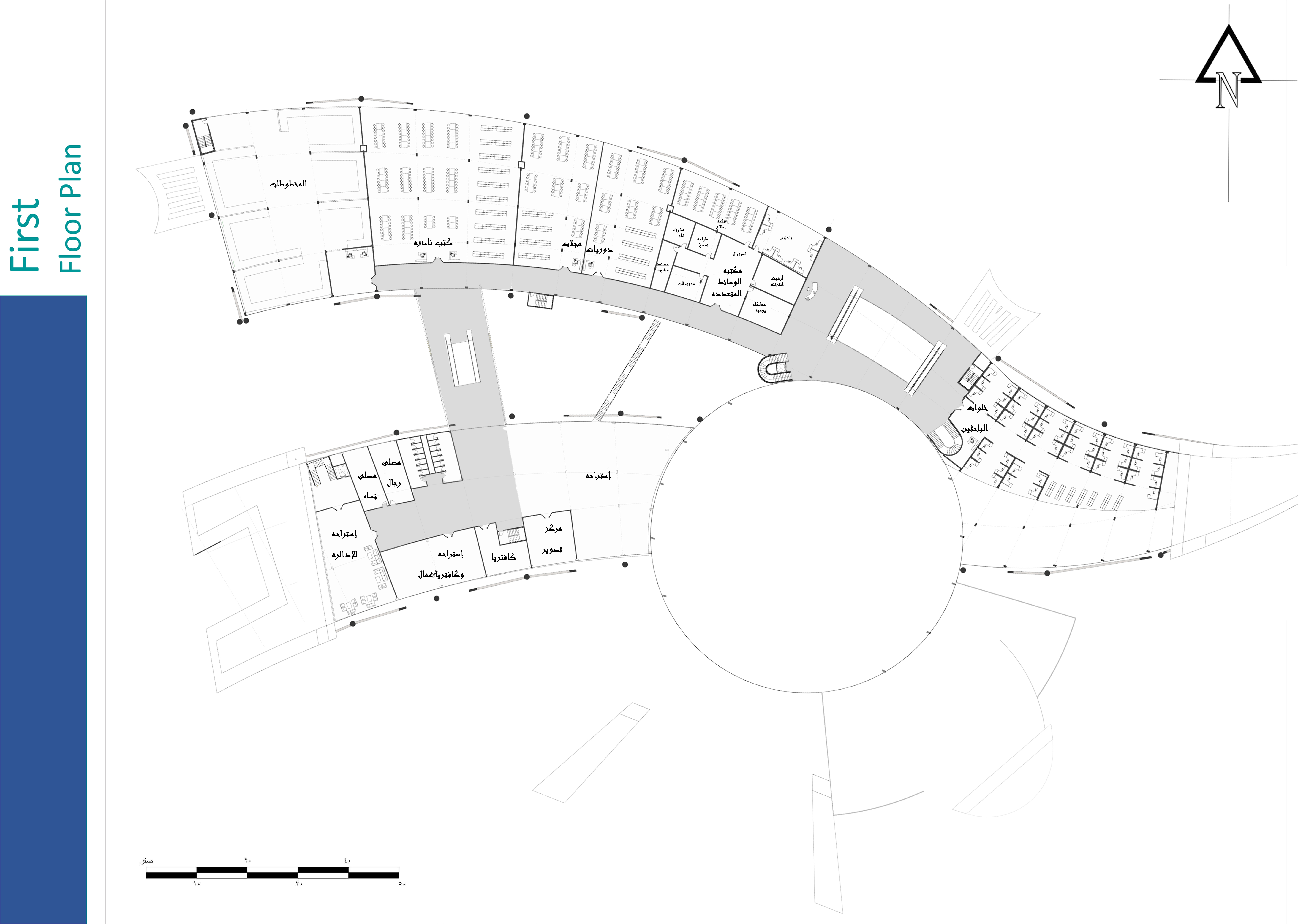 德尔塔公共图书馆丨Mansoura University-7