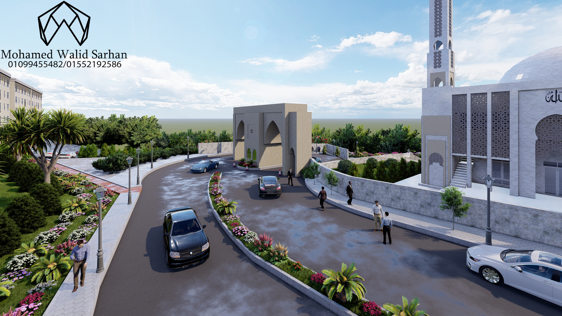 Landscape of a university in Jordan-18