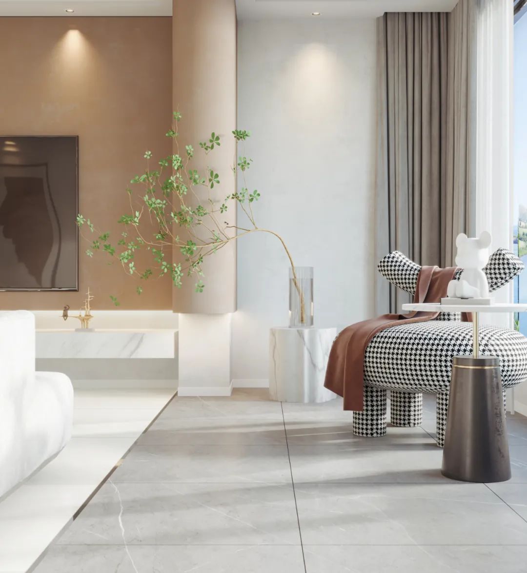 恒大城初秋微凉,现代简约治愈系住宅-4