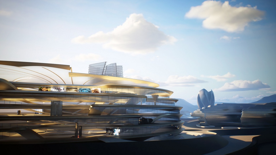 扎哈事务所设计首个 Metrotopia 虚拟展览建筑-13