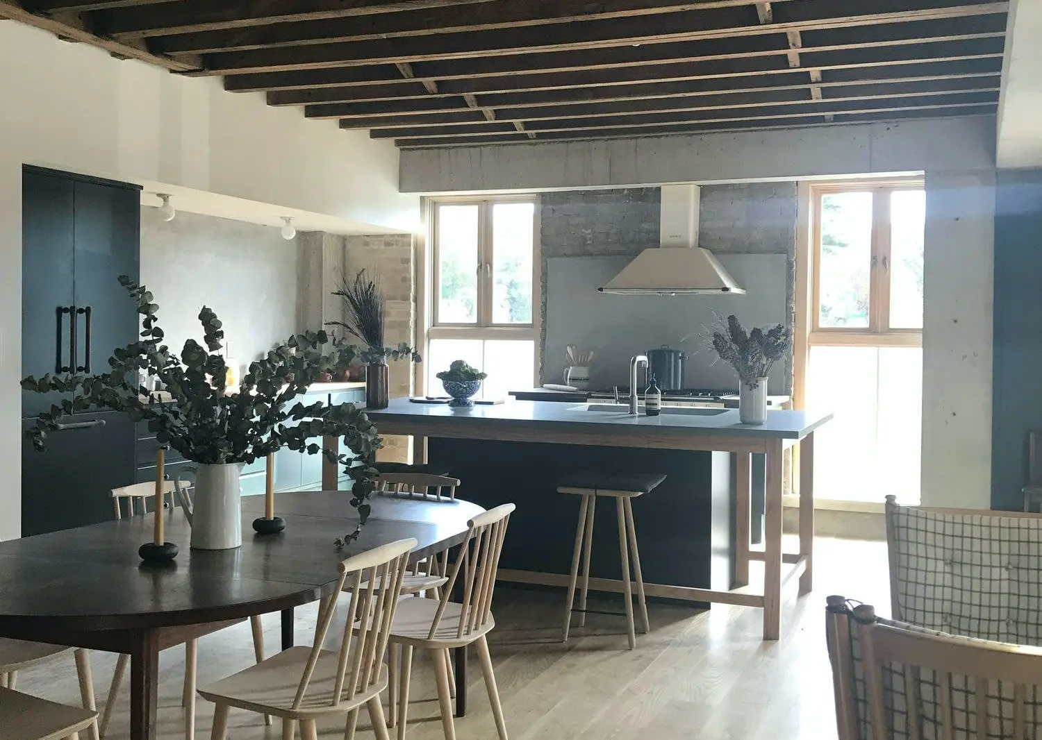 布鲁克林绿木高地时尚乡村城镇房屋扩建设计-1