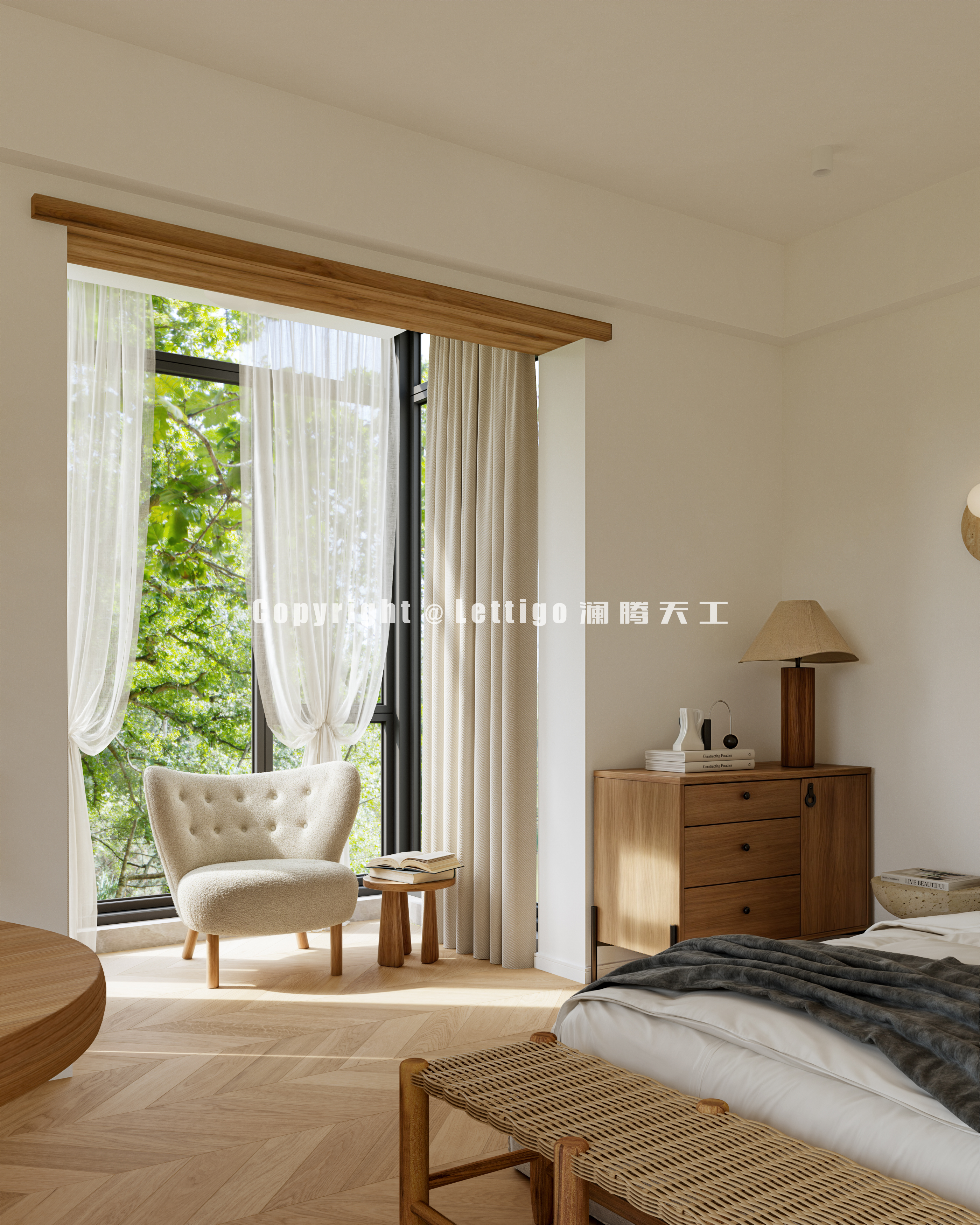 小户型原木风两居室，呼吸中都是清新的味道~-12