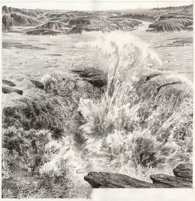 中央美院主持创作的大型石英马赛克壁画《黄河颂》昨日在延安大剧院落成-39