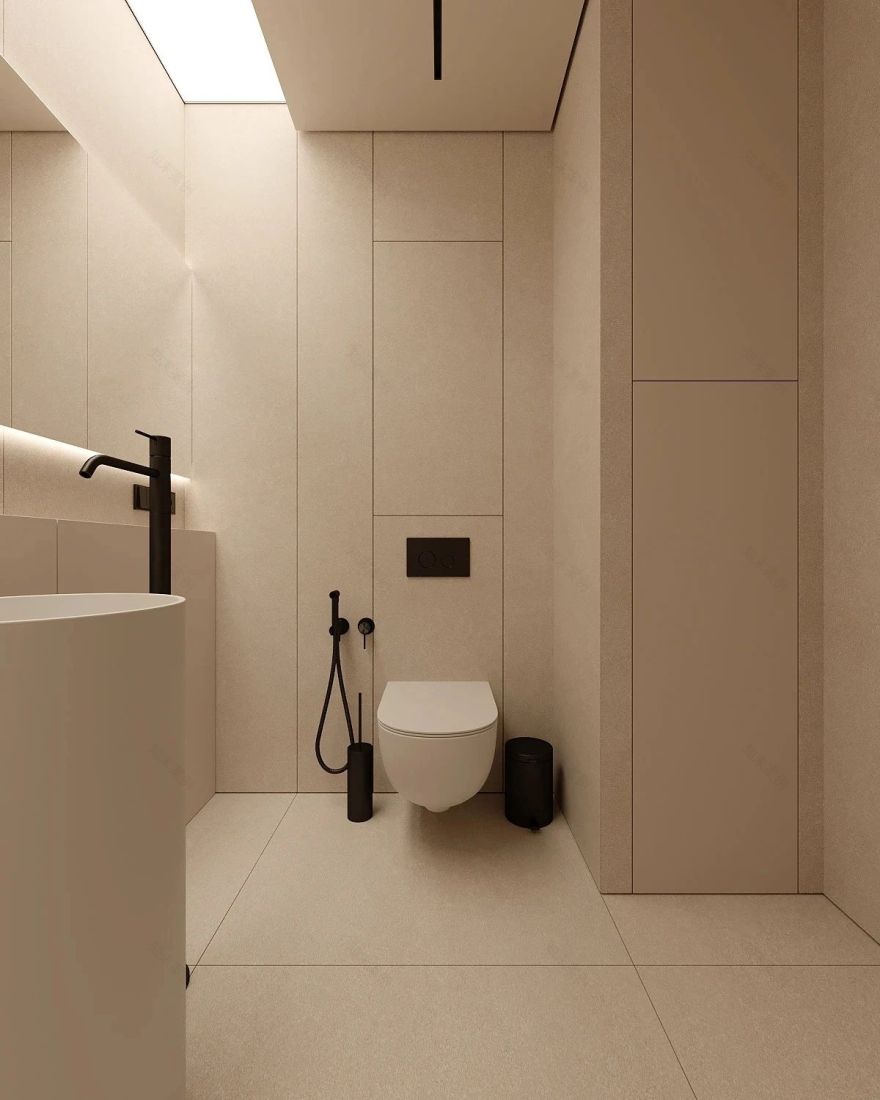 原木系奶油风极简空间loft公寓设计丨URSA STUDIO-77