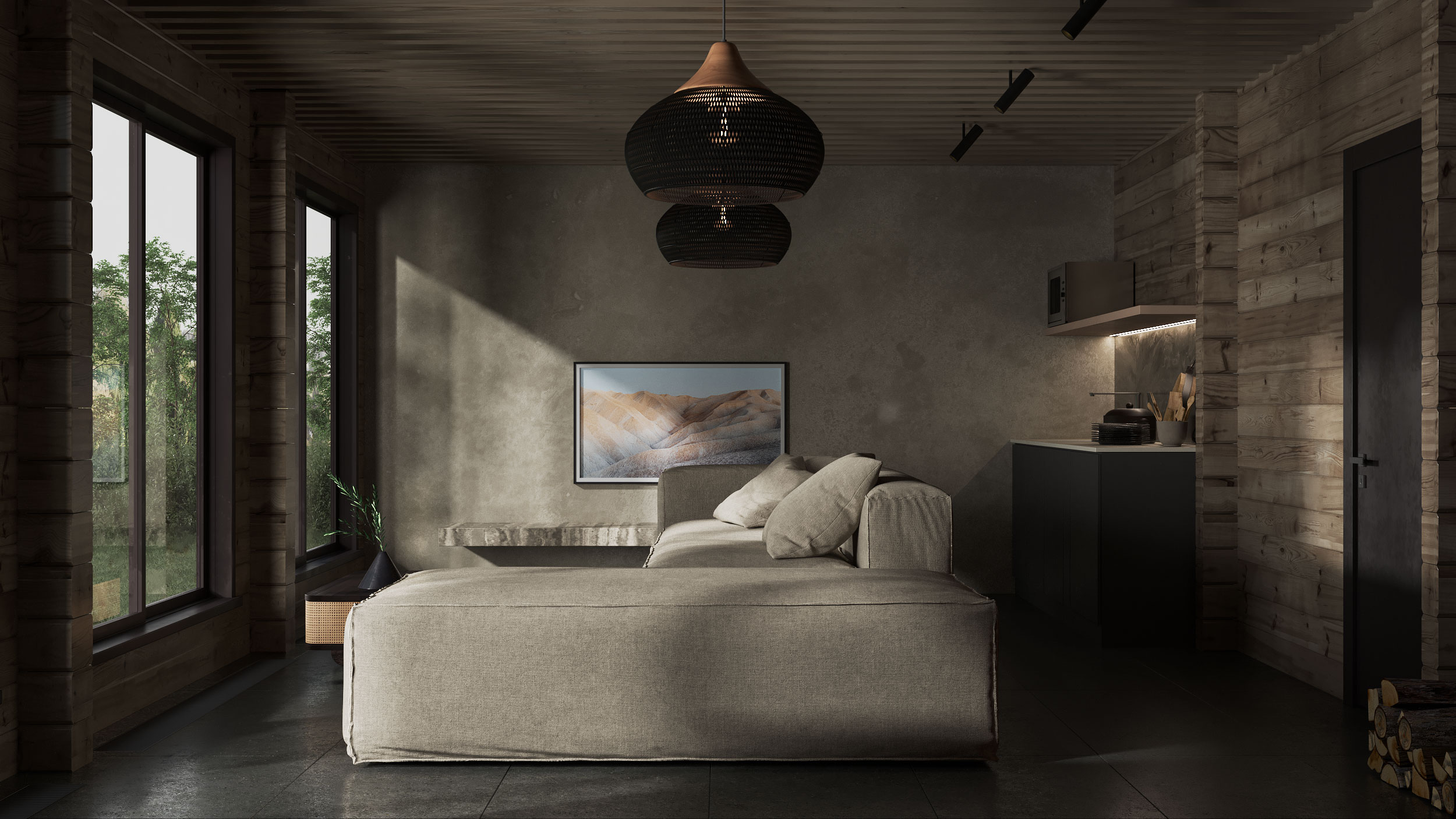 私人浴场放松区设计丨俄罗斯莫斯科丨JULIA SIDOROVA-7