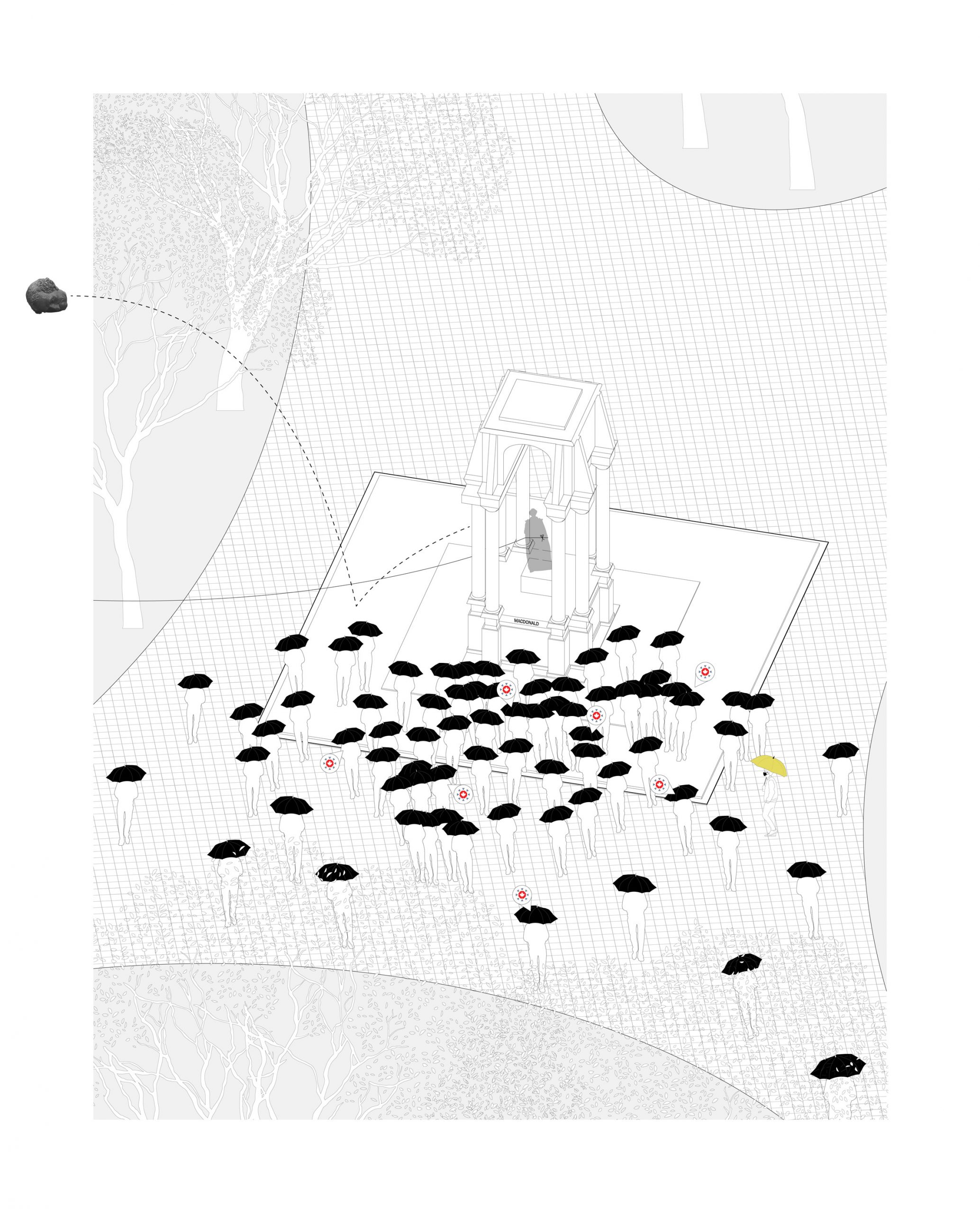 建筑学院展示 12 个学生项目，探索未来城市与自然共生-73