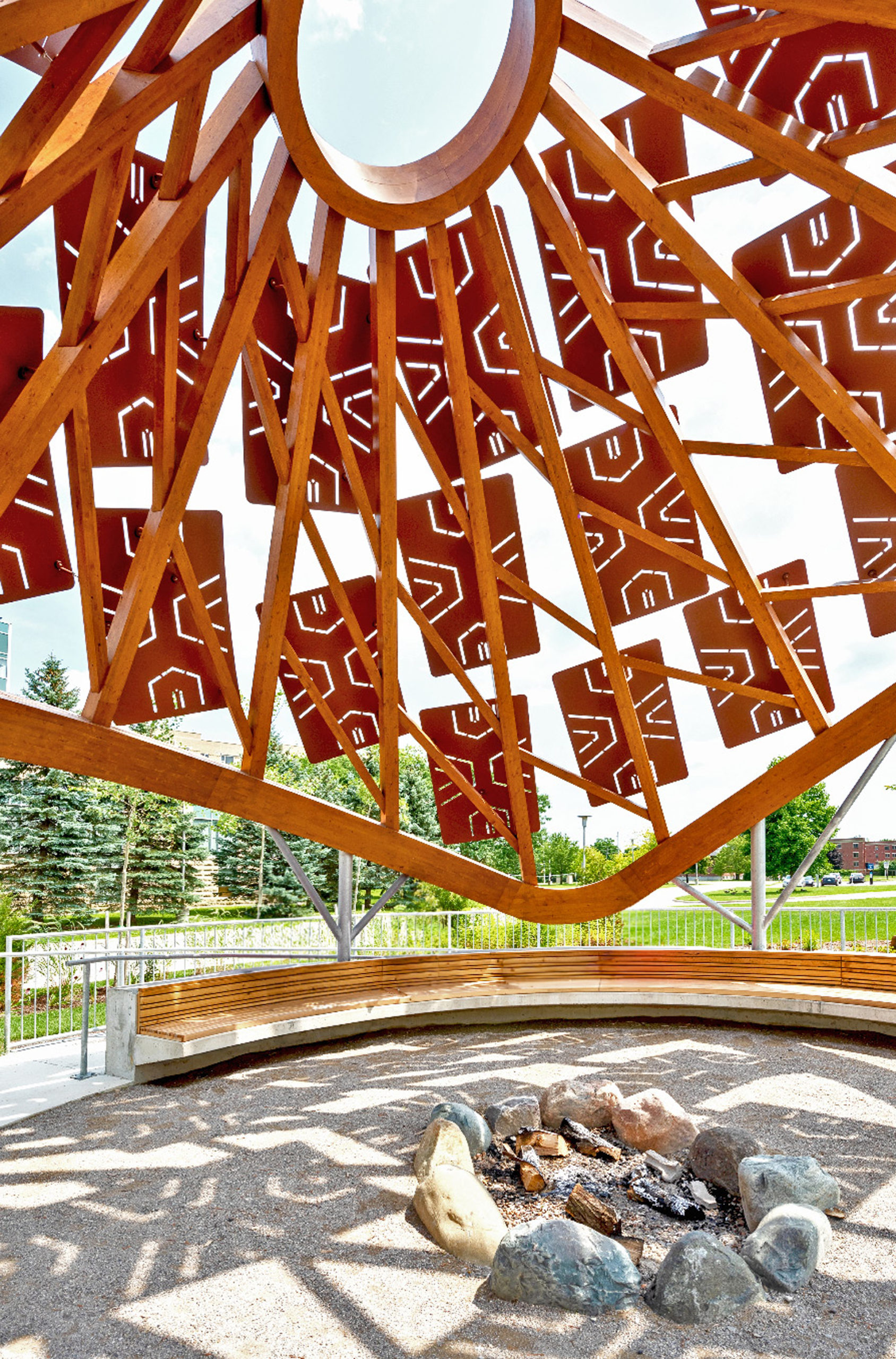 CEREMONIAL ARBOUR AT WAMPUM LEARNING LODGE | Eventscape-4