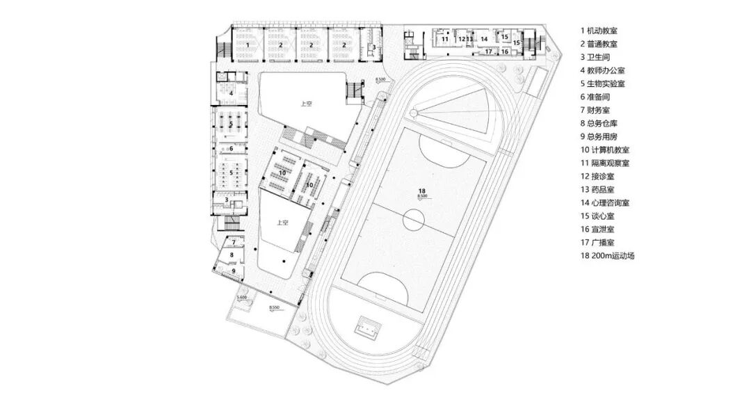 作品推介|立体庭院与开放边界：深圳市龙华高级中学教育集团民治校区-130