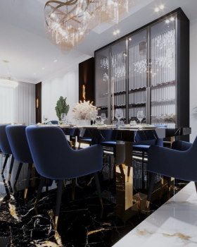 Living room interior design project