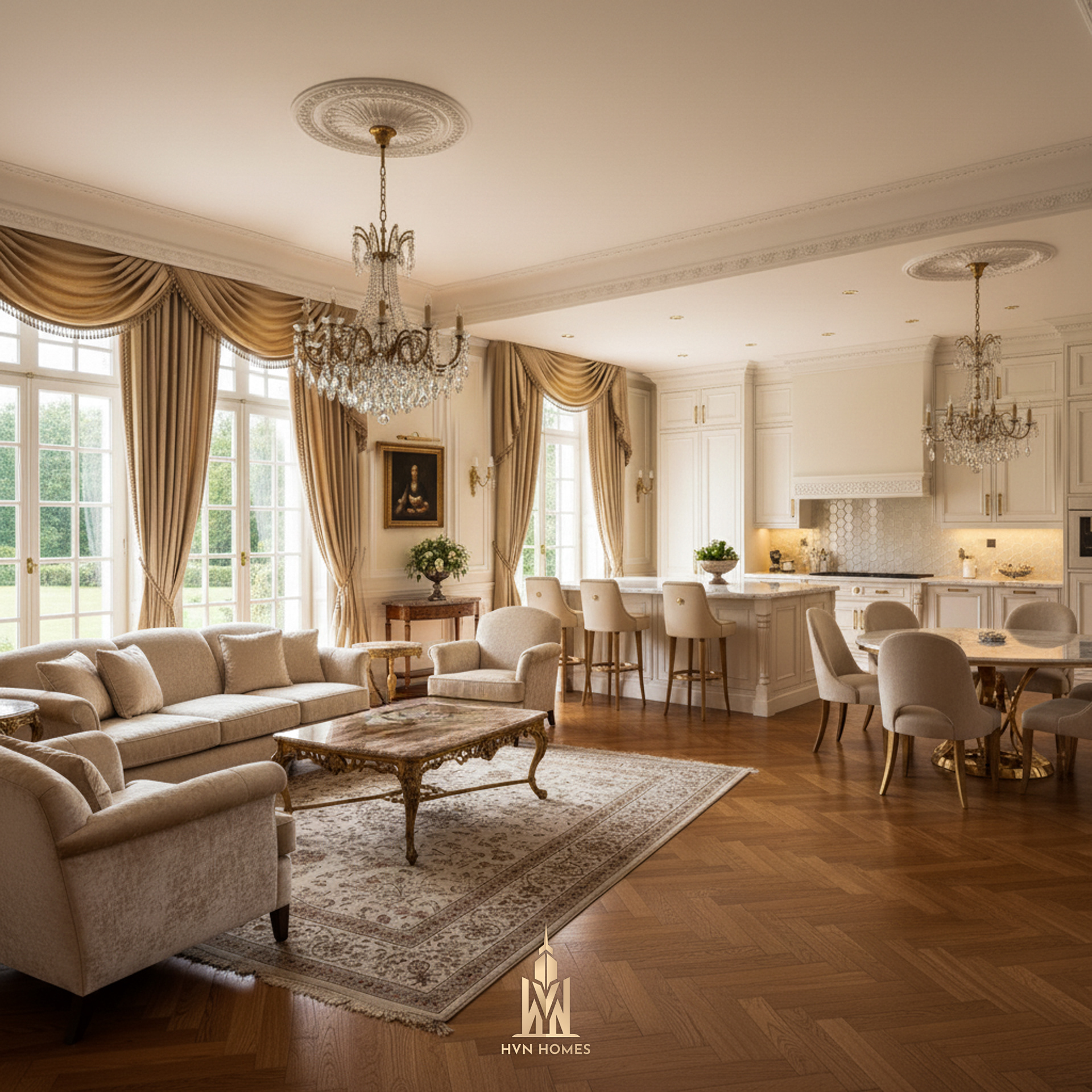 Timeless Classic Interior Project - HVN Homes-2