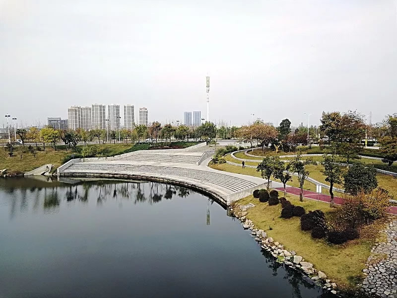 襄阳市东津新区浩然河景观带绿化设计-2