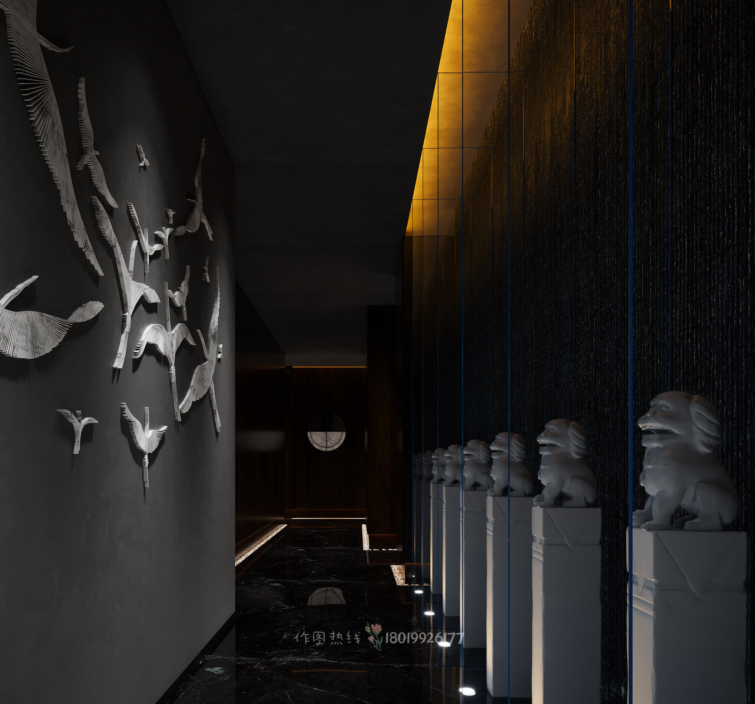 足浴店效果图-4