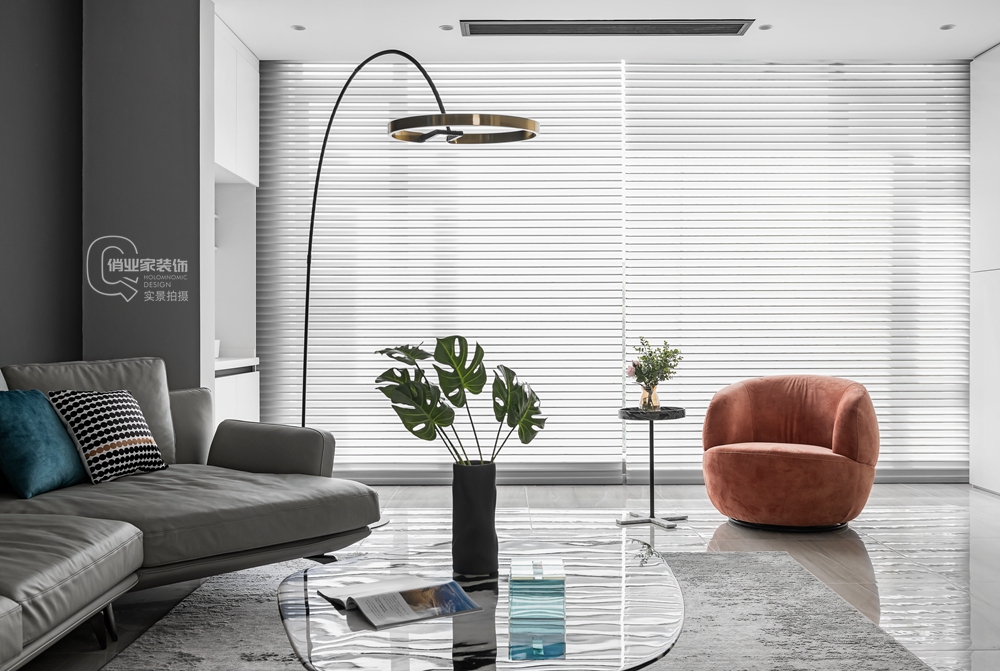 花溪半岛现代艺术风格装修案例丨中国重庆丨重庆俏业家装饰-0