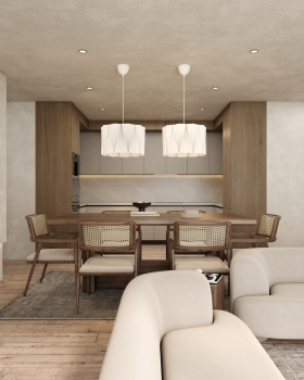 Sculpted Serenity – Modern Minimal Interior