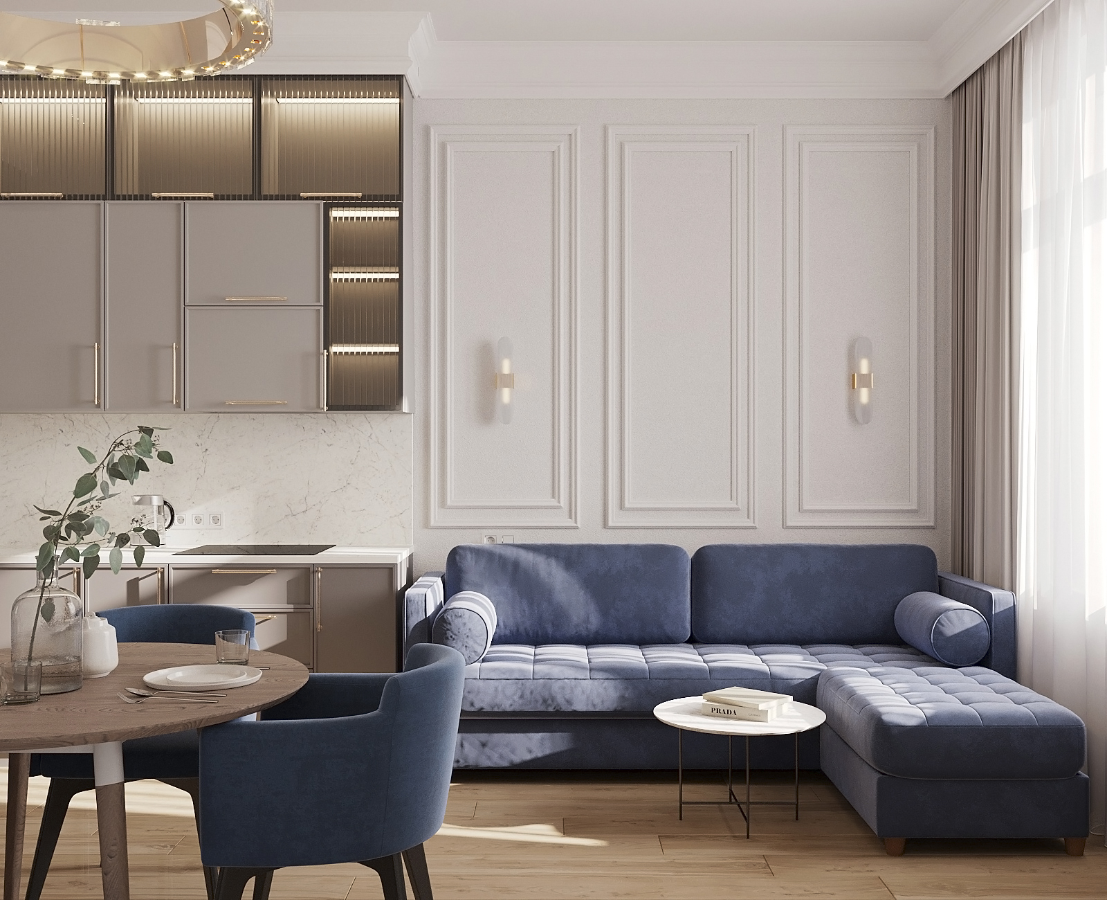 现代经典小户型公寓丨俄罗斯莫斯科丨Katerina Russkih-10