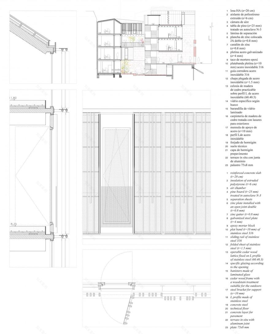 历史遗迹中的现代公共空间——西班牙比戈房产登记处新址-22