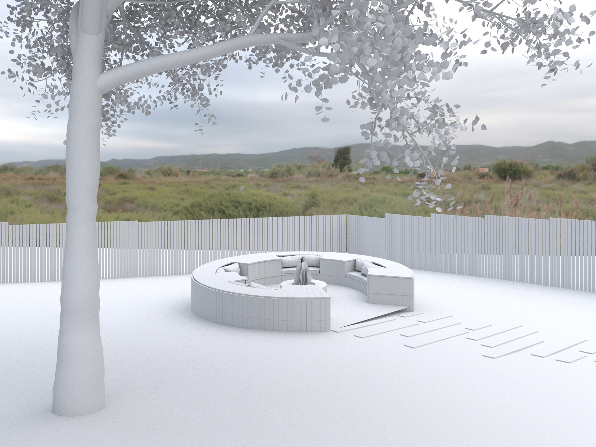 带有浮雕的景观设计-5