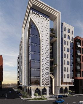Design of Al-Badr Hotel in Medina , Saudi Arabia