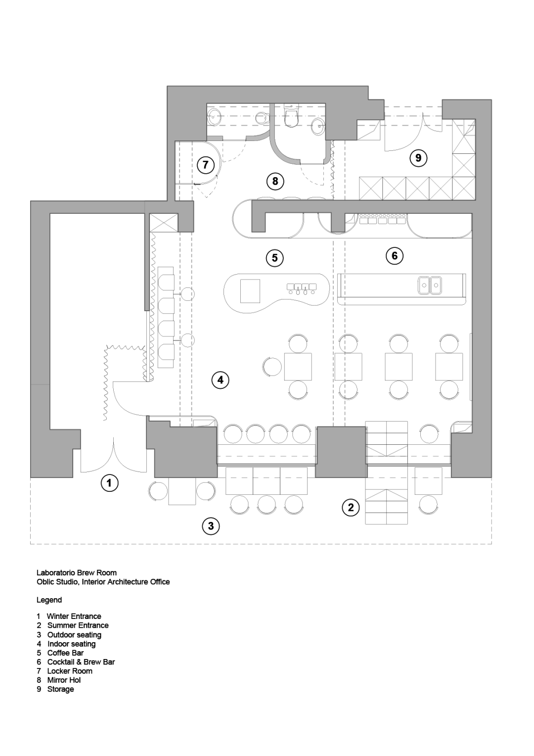 Laboratorio Brew Room 咖啡酒吧设计丨Oblic Studio-35