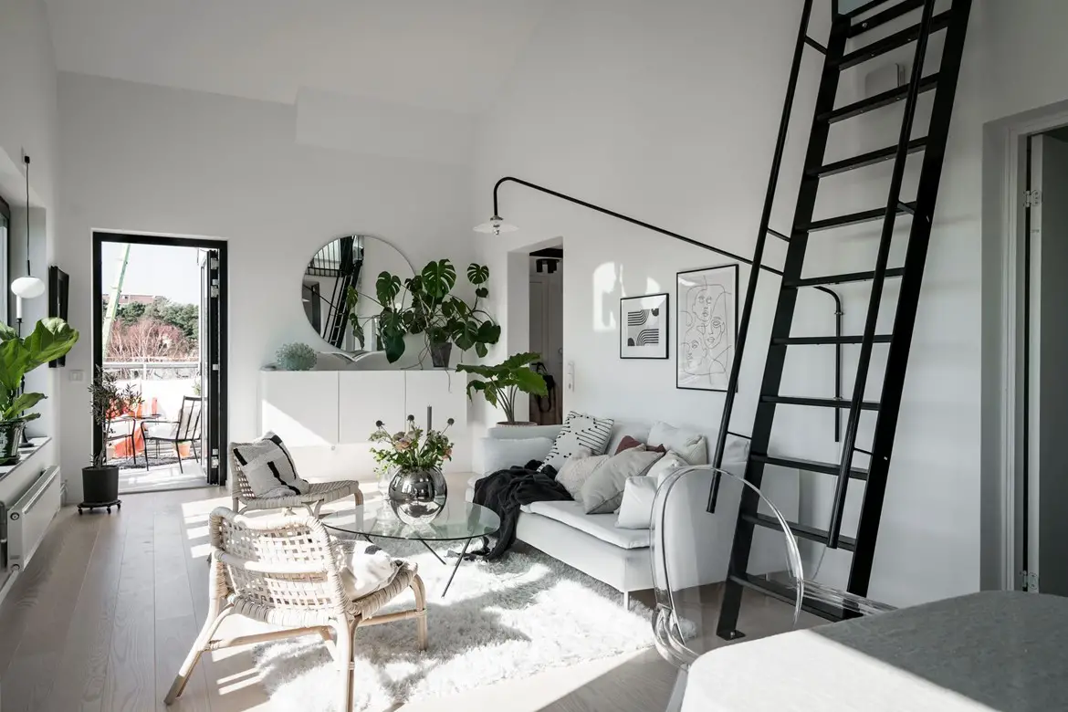 现代公寓挑高设计，充分利用空间打造梦想居所-3