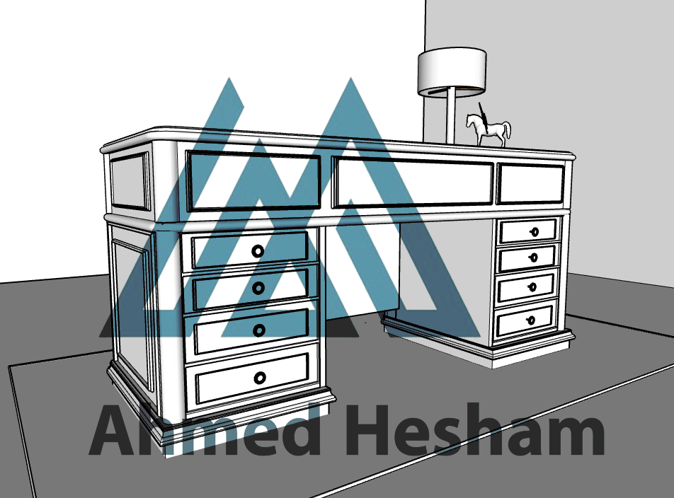 草图大师建模丨Ahmed Hesham Functional Creations-11