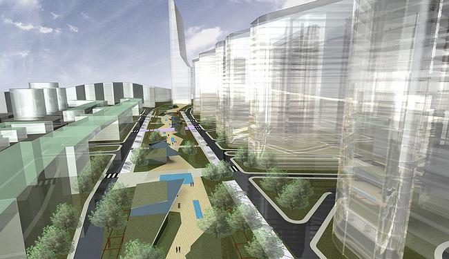 城市在隧道之上（基辅方向铁路段上空开发项目）丨俄罗斯莫斯科丨Архитектурное бюро ASADOV等多家机构-37