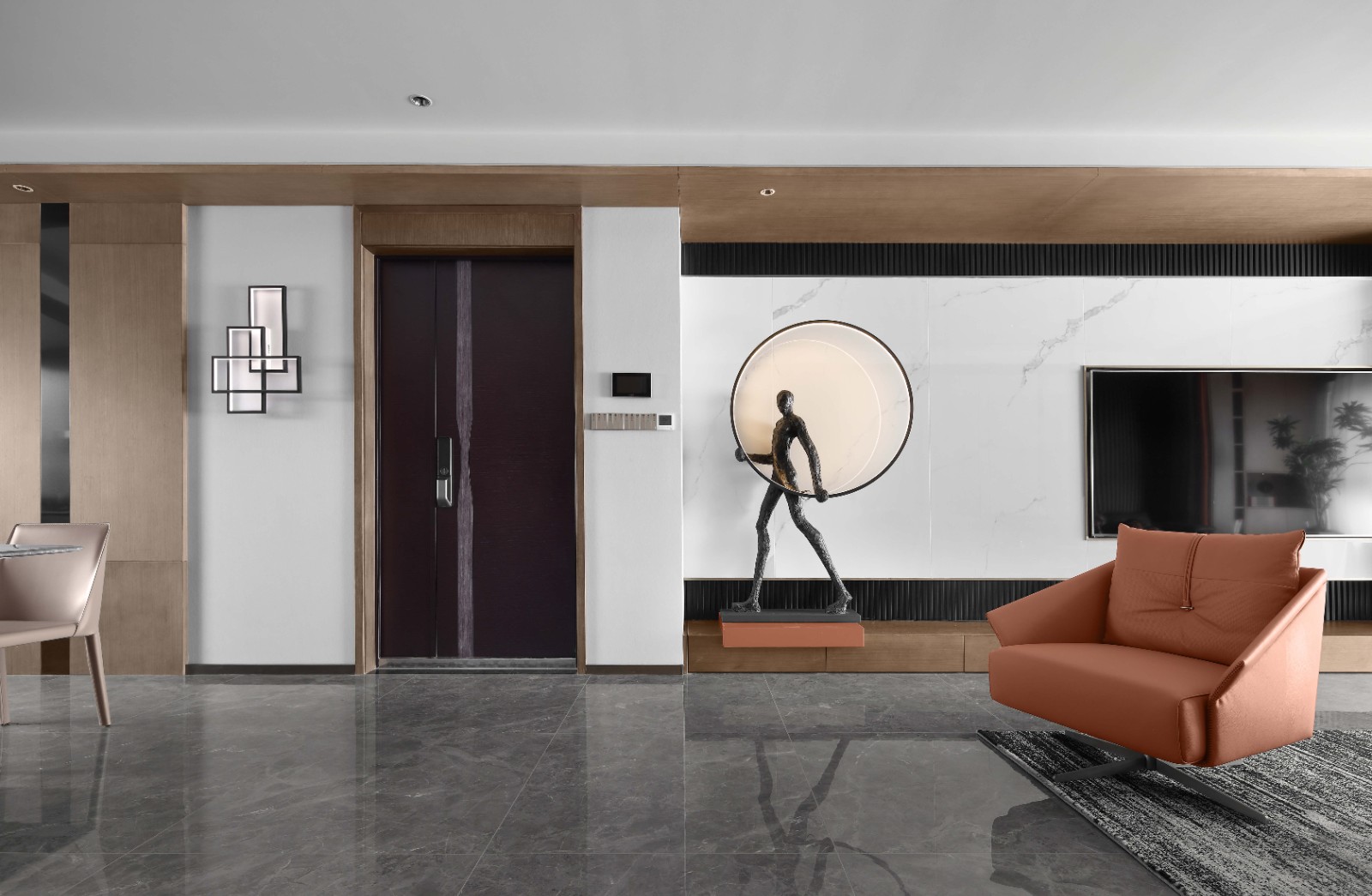 斑斓空间作品:优雅精致的灰调空间-10