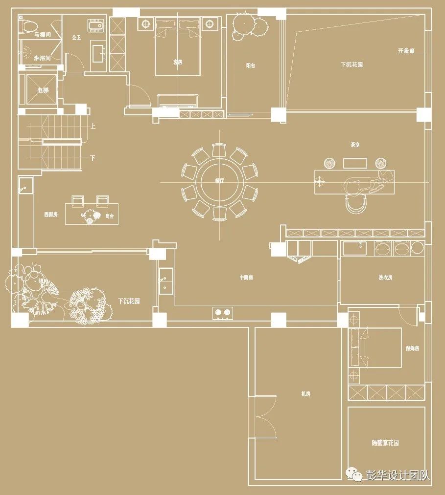 世茂·茂悦府现代轻奢别墅丨彭华设计团队-40