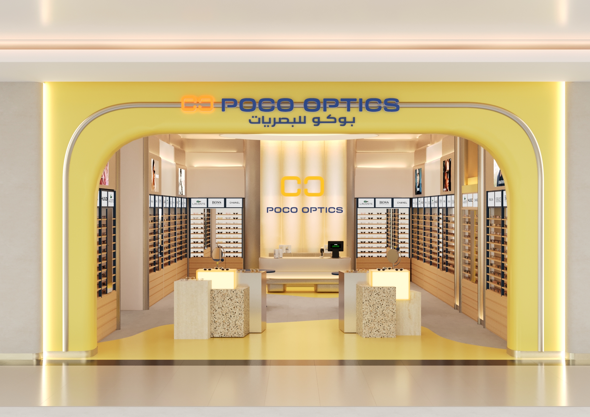 POCO OPTICS光学商店室内设计丨阿联酋迪拜-3