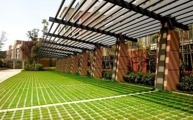 创意铺装设计，草坪与硬质材料的美妙融合-77