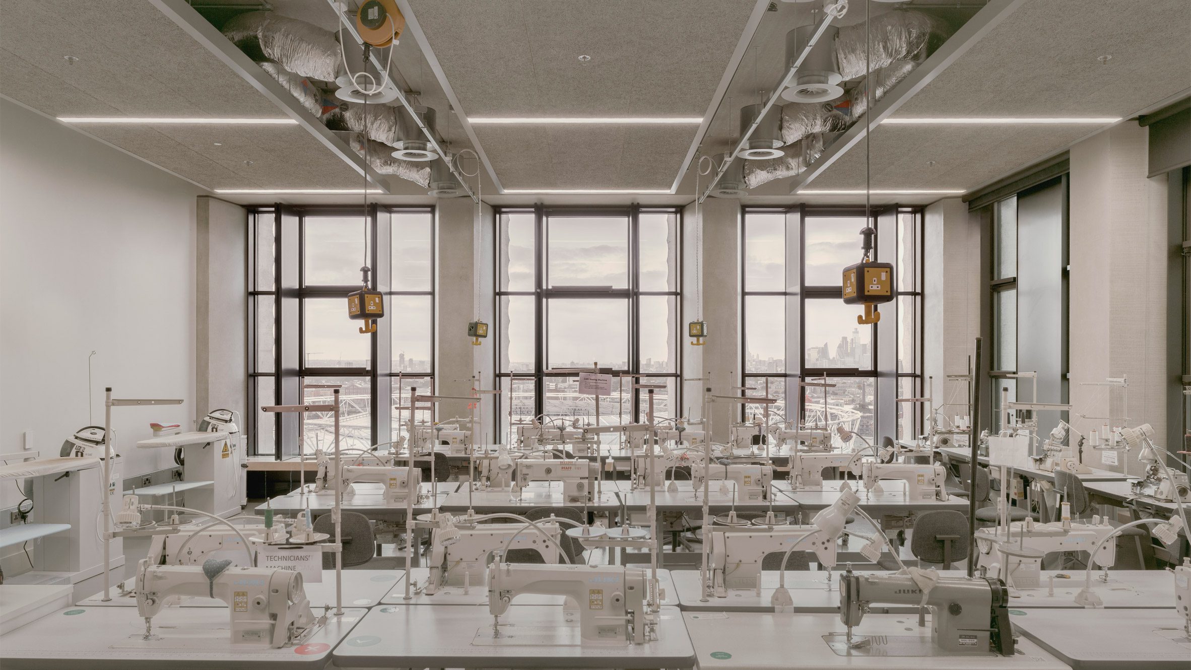 Allies and Morrison completes "21st-century factory" for London College of Fashion-0