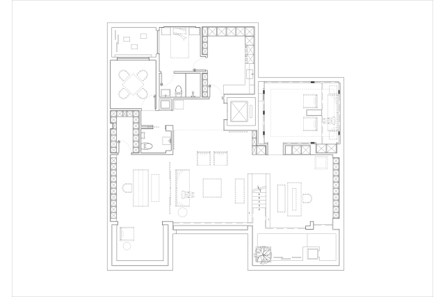 常恩设计 | 雅黑璞木极简风私宅,诠释空间高级感与时尚感-51