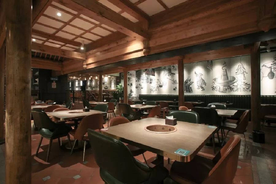 新中式风格火锅店设计 | 京涮火锅-20