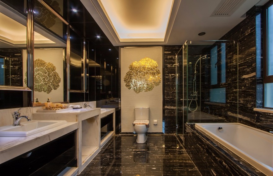 茂名双城温泉首府别墅 新古典风格样板房设计-8