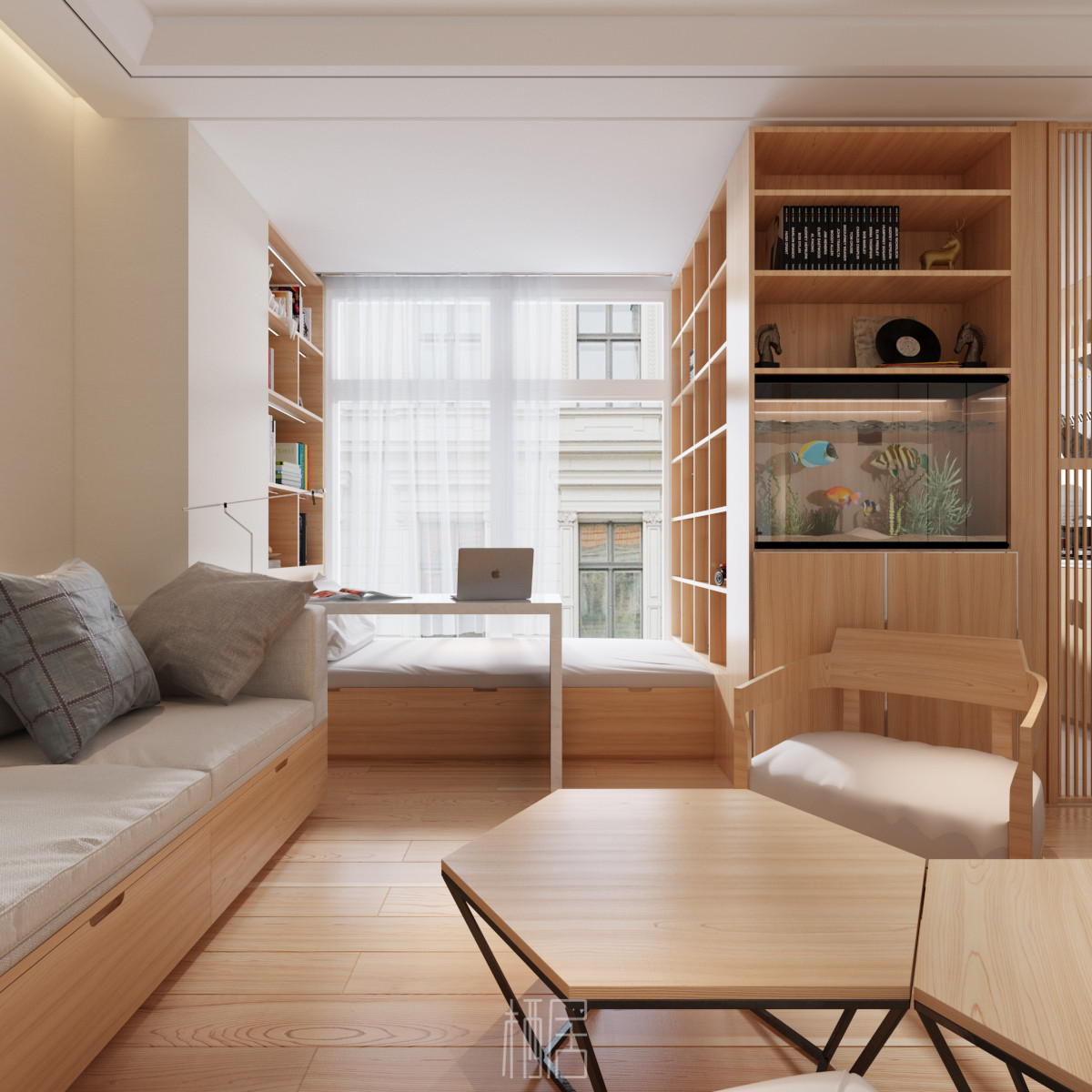 小户型逆袭 | 48 平米一居室变身三室三厅三卫一厨设计-44