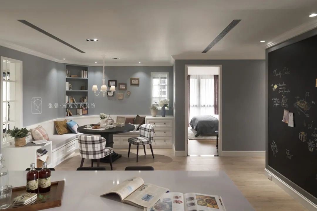 【空间故事】143㎡，样品屋，建构高级美式寓所-0