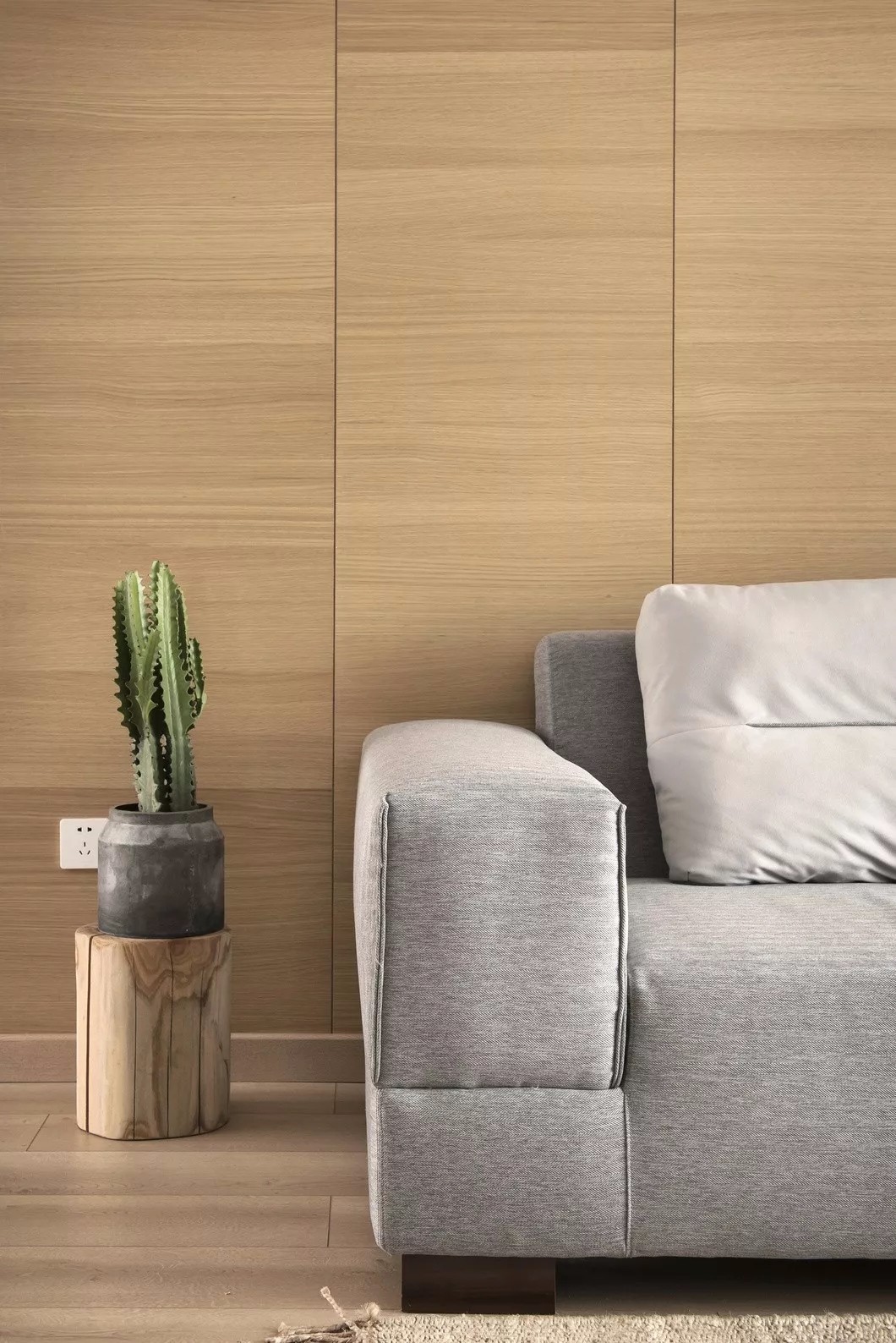 龙湖紫云台——108㎡原木风现代日式住宅  大可筑作设计-12