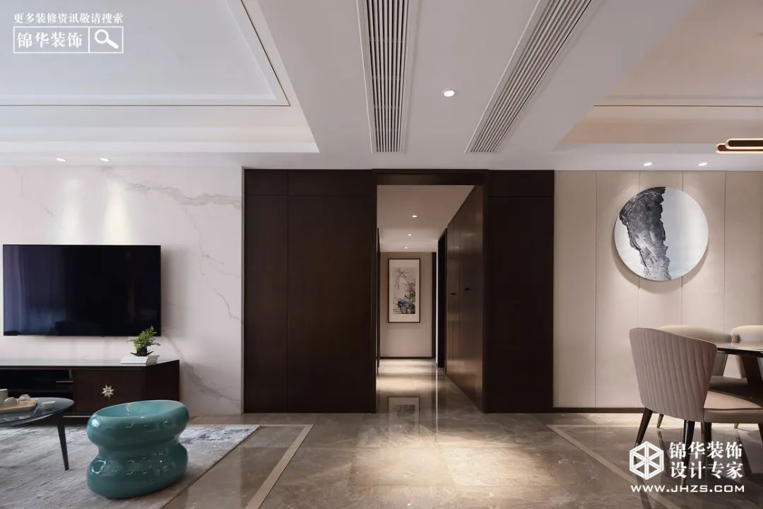 现代简约东方美学 · 正荣润峰 140㎡家庭空间设计丨张凯-19