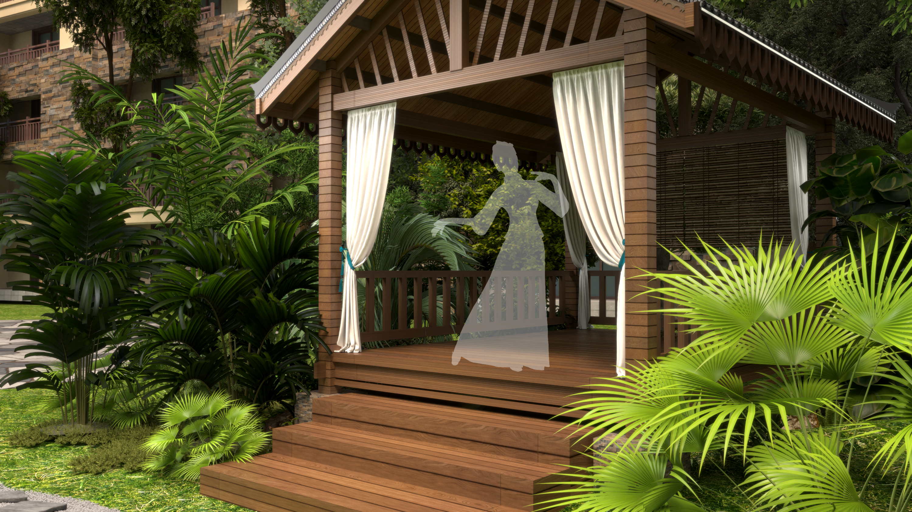 云南民族风格装饰陈展(亭子)设计 · 2024年方案汇总丨中国昆明丨郭大叔和星星崽-23