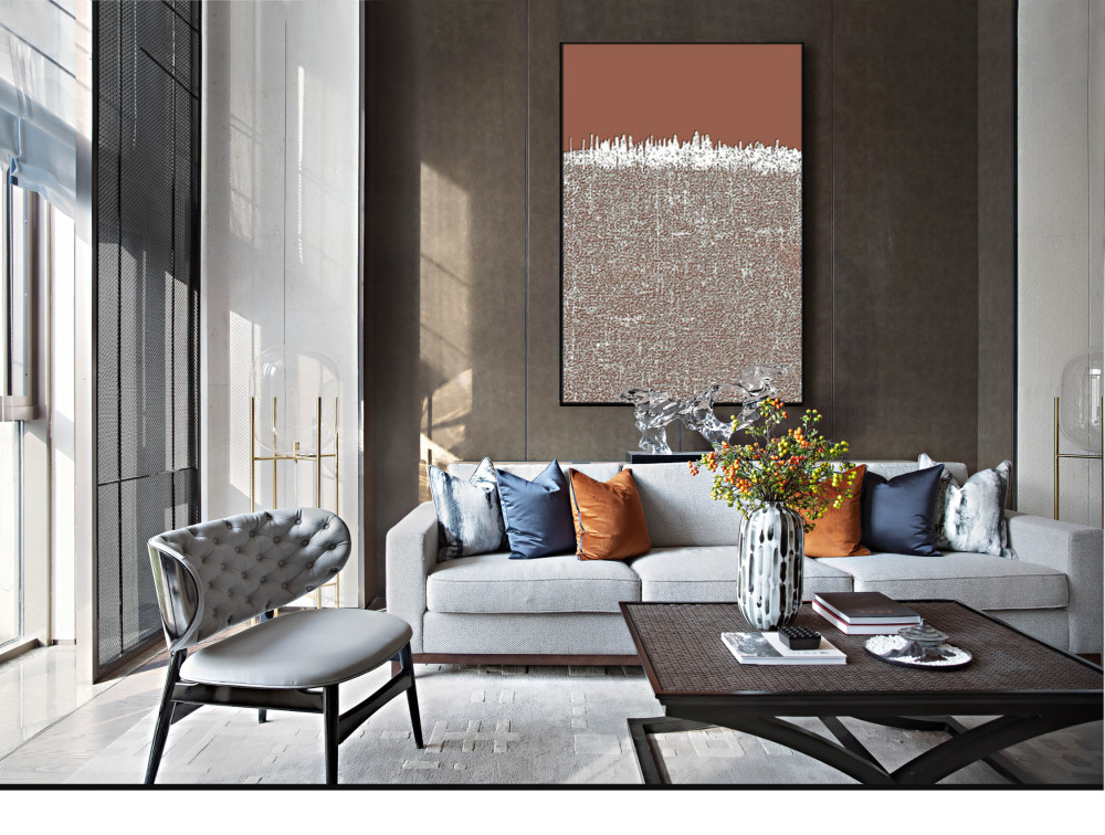 抽象轻奢~用艺术点缀空间的美-3