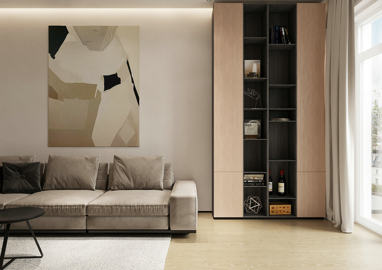 高级灰色系公寓设计-15