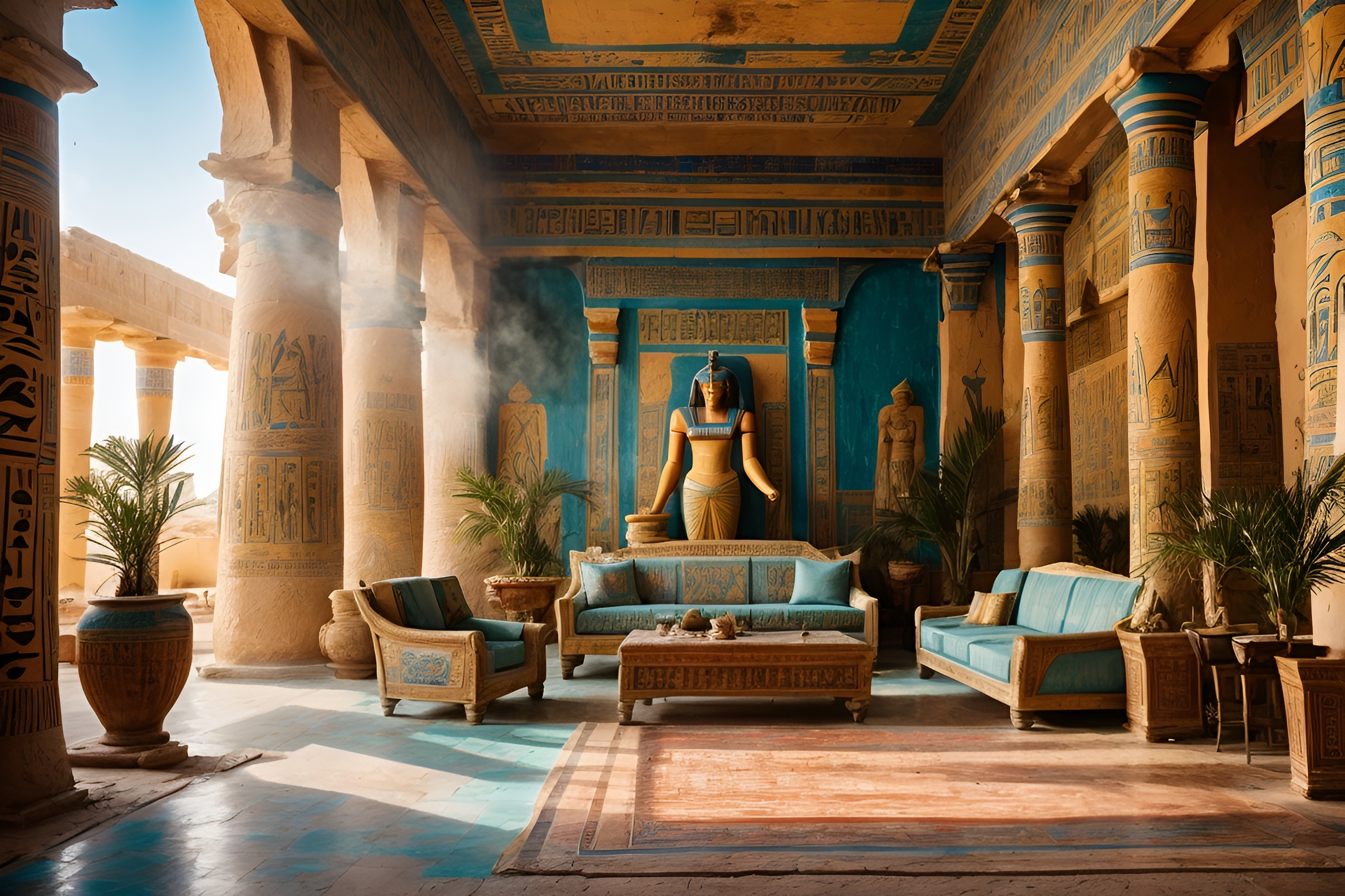 Pharaonic 室内设计（古埃及风格）丨AI-8